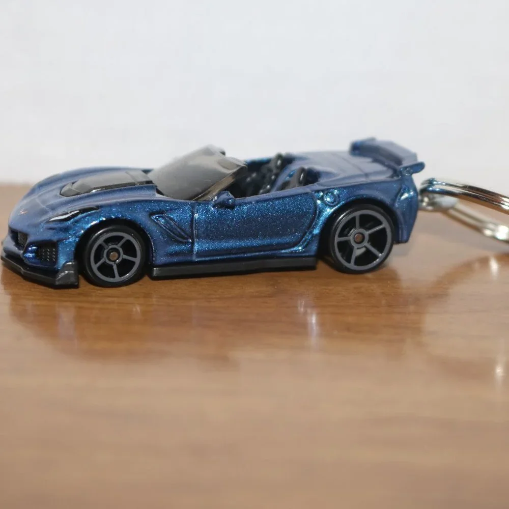 COPY - Hot Wheels Factory Fresh Corvette CUSTOM keychain